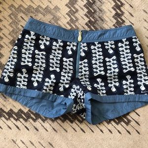 Nike Reversible Zip Board Shorts in Blues Sz Missing